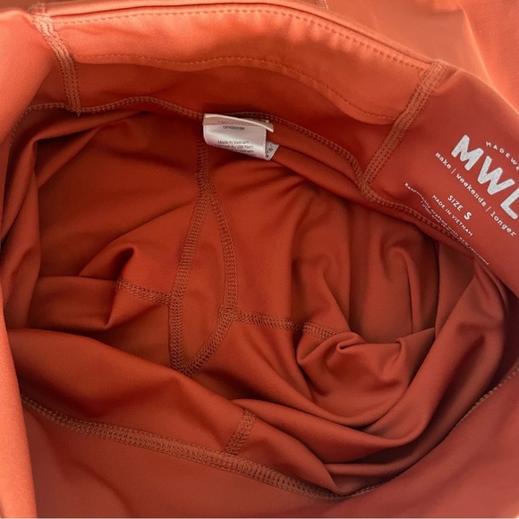 Madewell MWL Perfect High Rise Leggings Women's Rust size Small - Picture 11 of 14
